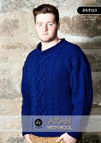 DYP113 Men’s Aran Knitting Pattern