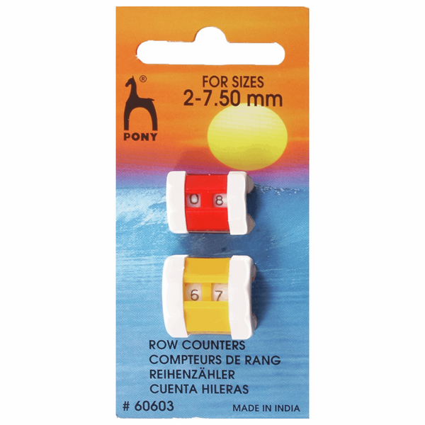 Row Counter: Combi Pack: Sizes 2.00mm - 7.50mm Knitting Accessories