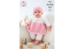 5924 King Cole Dolls Clothes Knitted in DK Knitting Pattern