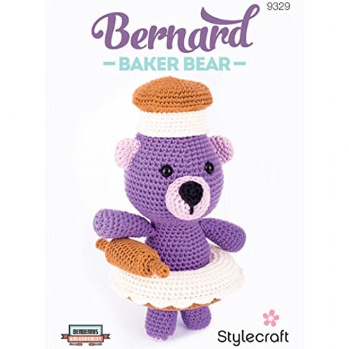 9329 Stylecraft Baker Bear Toy Crochet Pattern